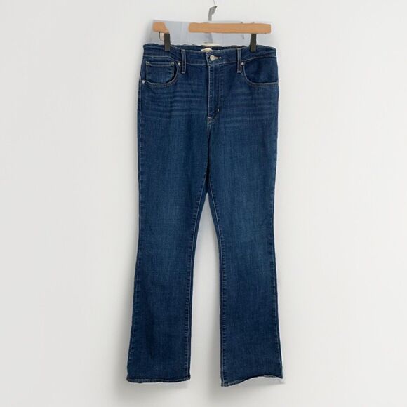 Levi’s 725 Jeans Women’s 32 Blue Denim High Rise Bootcut Stretch Western Rodeo - Picture 1 of 13